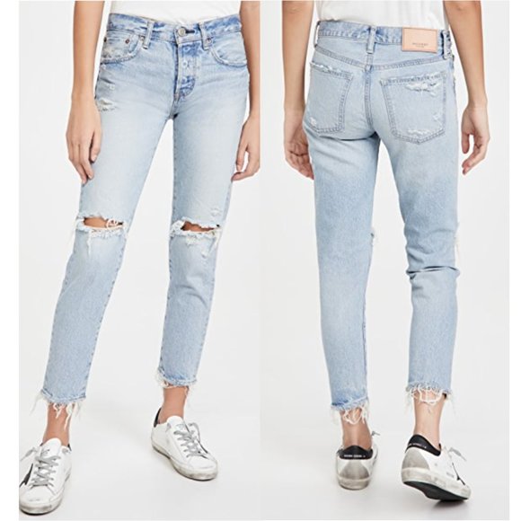 Moussy Vintage Yardley Tapered Jeans Size 24 NWT - Picture 1 of 10